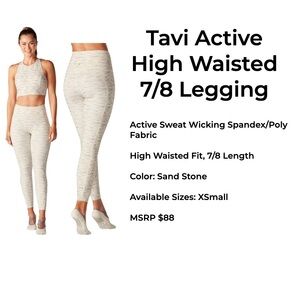 Tavi Active 7/8 High Waisted Leggings. NWT.